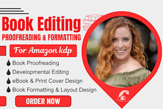 do microsoft word book editing proofreading paperback kindle acx formatting kdp