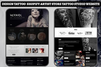 build tattoo store tattoo artist website appointment booking tattoo website