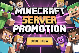promote minecraft server fivem server dayz server rust to get active players