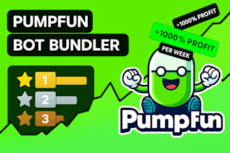 develop trading bots, bundle tools, and pump fun game bot solana, sui
