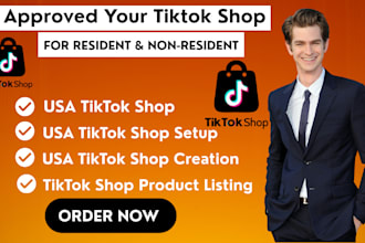 create USA tiktok shop setup tiktok shop manage tiktok shop