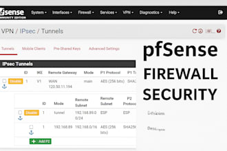 configure and secure your pfsense firewall, VPN, and network