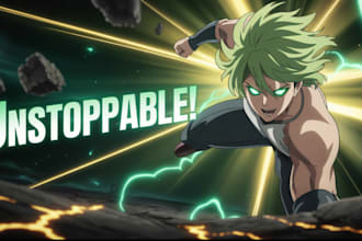 create anime thumbnail for youtube