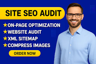 provide a full site audit and SEO report with an action plan