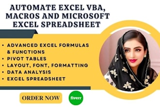 automate excel vba, macros and microsoft excel spreadsheet