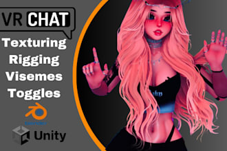 make vrchat to vrm vrchat custom avatar commission vr character custom 3d avatar