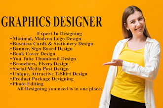 expert in logo design, brand style identity, business card, thumbnails
