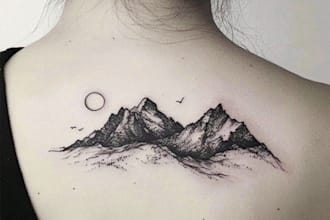 design minimalist tattoo arts