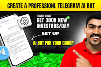 do telegram promotion, set up ai telegram bot to respond in your telegram group