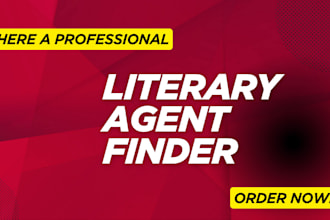 find top active literary agent