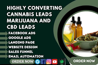 generate cannabis leads geofencing ads cbd marijuana herbal weed ganga hemp lead