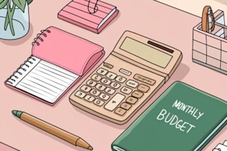create a personalized monthly budget plan