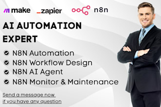 design n8n ai agent API integration n8n workflow n8n automation make com zapier