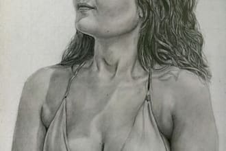 draw custom pencil sketches of portraits, pets, fantasy art, and more