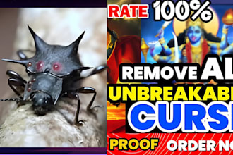 remove negative energy, break curse permanently,protection spell, future reading
