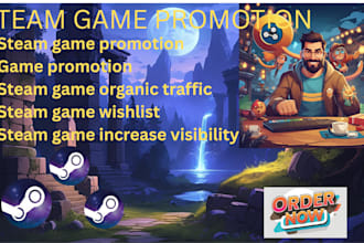 promote your steam game and boost downloads sales and visibility
