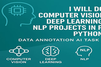 do computer vision, deep learning nlp projects in python data annotation ai task