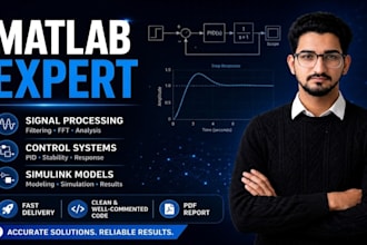 solve matlab simulink,signal processing and control system projects for students