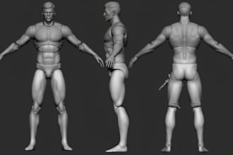 sculpt 3d articulated creature 3d bjd flexi model 3d toy 3d object for printing