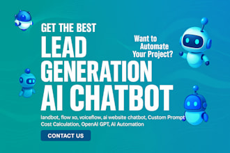 lead generation ai chatbot in voiceflow landbot flow xo manychat chatbot API