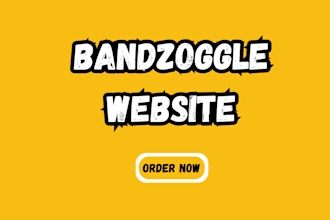 l design an awesome bandzoogle website and store