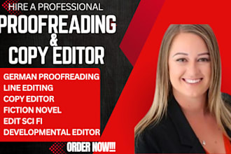 be your german proofreading, developmental book editor, line editing,