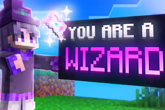 make cinematic minecraft thumbnail