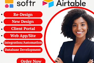 setup airtable softr wordpress glide app softr wix website design client portal