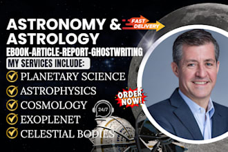 ghostwrite astrology, astronomy, astrophysics, space science, ebook, articles
