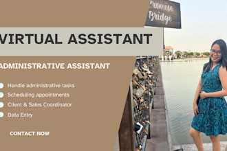 provide admin and secretarial support for your business