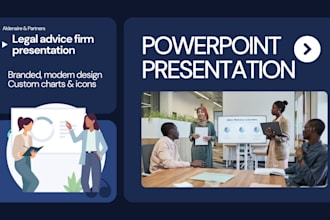 create investor pitch deck, business presentation in powerpoint