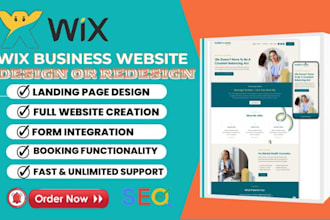 redesign wix website design wix website fix wix revamp wix website update wix