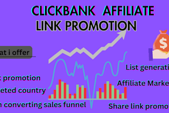promote affiliate link or affiliate promotion for clickbank affiliate marketing