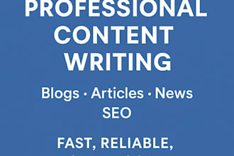 write well researched and engaging content