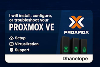 install, configure or fix proxmox ve virtualization server