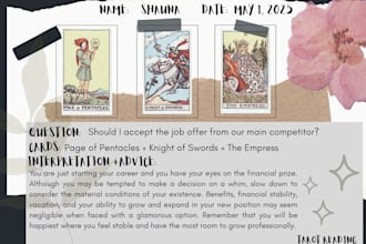provide a three card tarot reading around a question