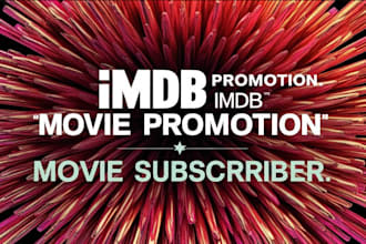 promote your imdb profile and improve starmeter rank