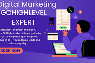 fix go high level email deliverability, spam issues, and improve inbox rate