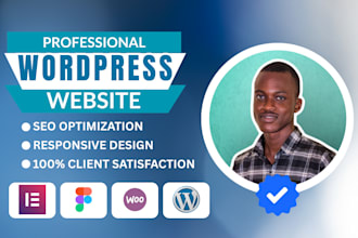 design a custom wordpress website or landing page as an elementor pro expert