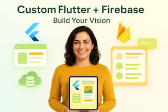 custom flutter app development for android ios with firebase backend