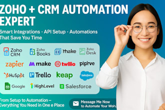 zoho crm api integration,automation,zoho books,keap,zoho flows,zapier,zoho desk