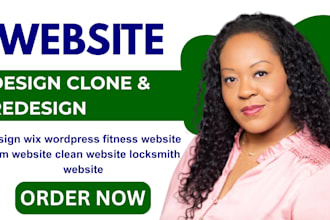 design wix wordpress fitness website gym website clean website locksmith website
