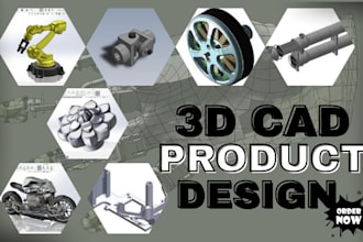create 3d cad design, 3d product design, modeling and rendering in solidworks