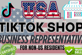be usa primary business representative to get approval for non US tiktok shop