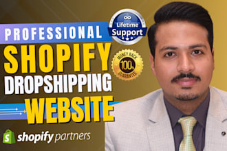 build ecommerce store, shopify website, design shopify store or redesign