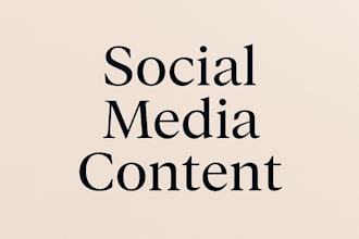 handle your instagram or tiktok page with engaging content