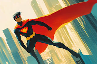 draw you as an amazing superhero