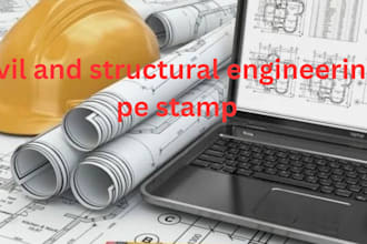 do civil and structural engineering pe stamp texas ohio new jersey