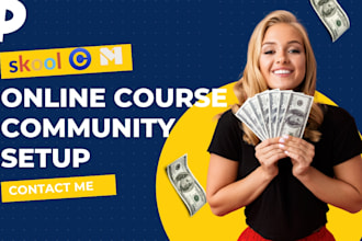 setup skool mighty network circle so skool credit repair online course community