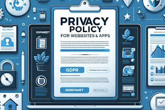 write a custom privacy policy for your website or app